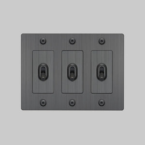 Linear Knurled Toggle Light Switch