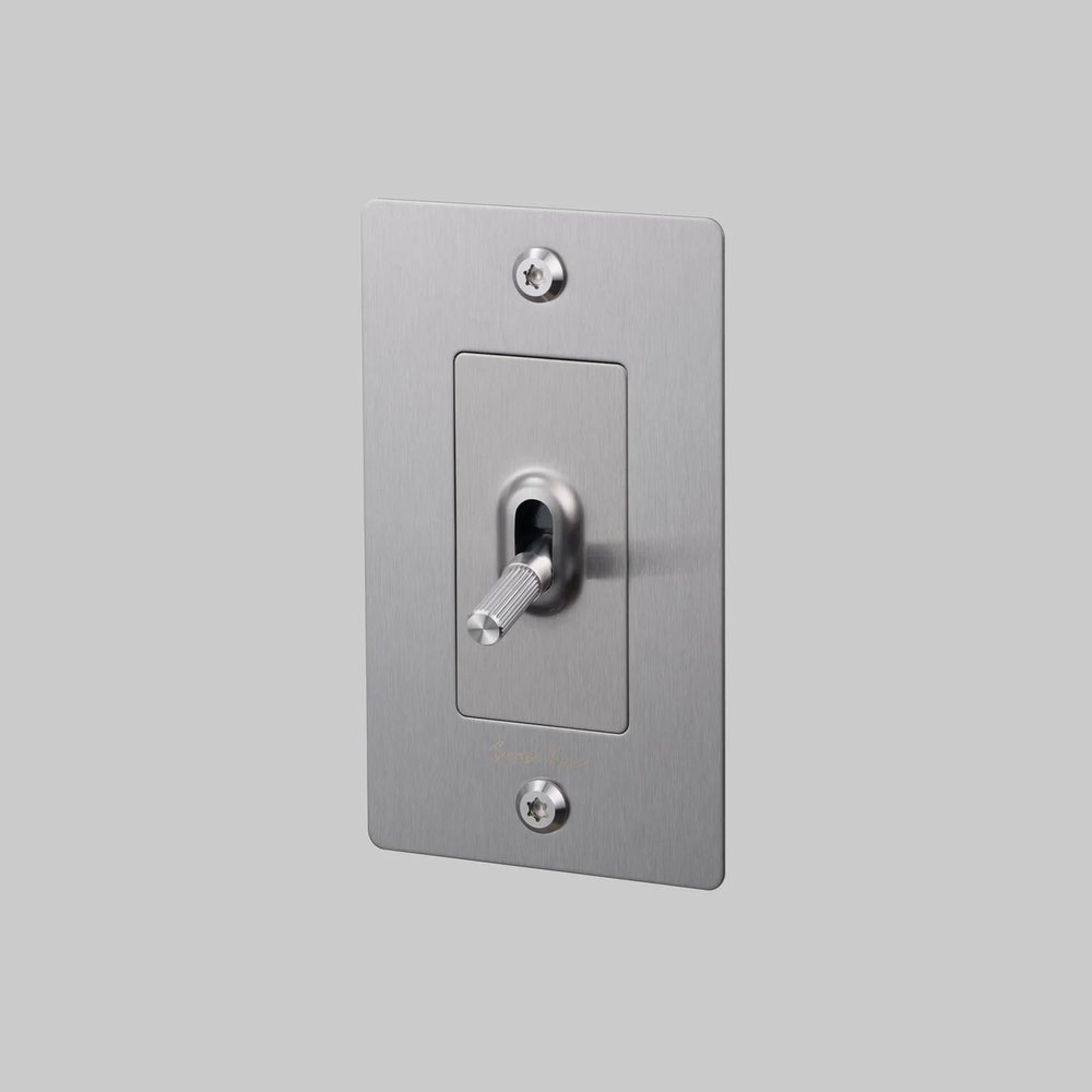 Linear Knurled Toggle Light Switch