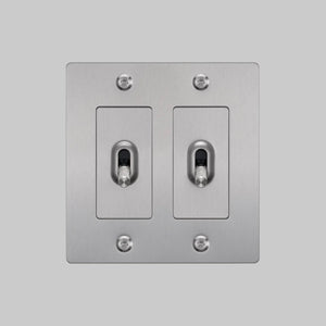 Linear Knurled Toggle Light Switch