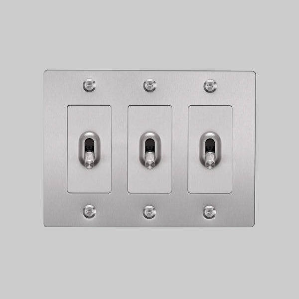 Linear Knurled Toggle Light Switch