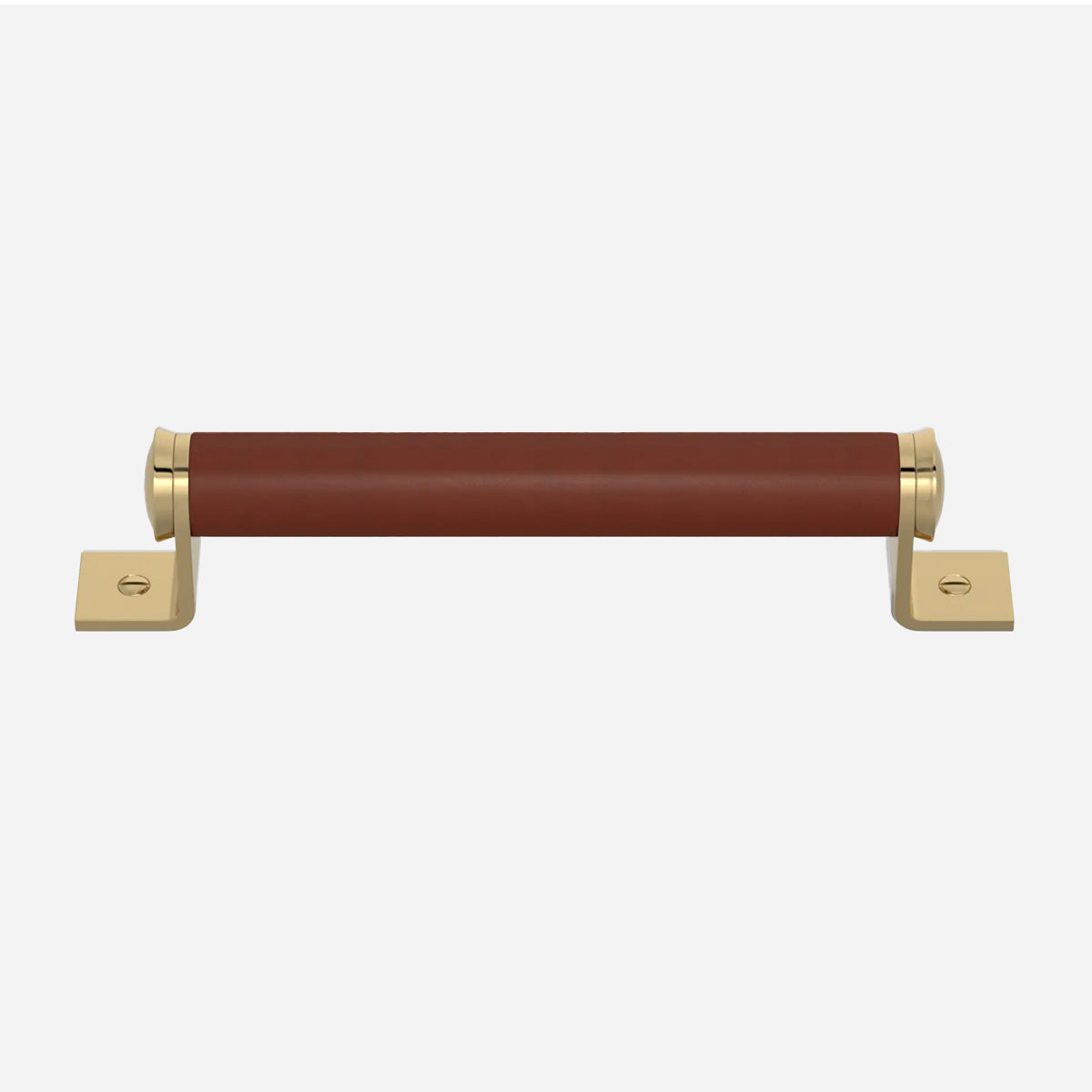 Bracket Recessed Leather Cabinet Pull