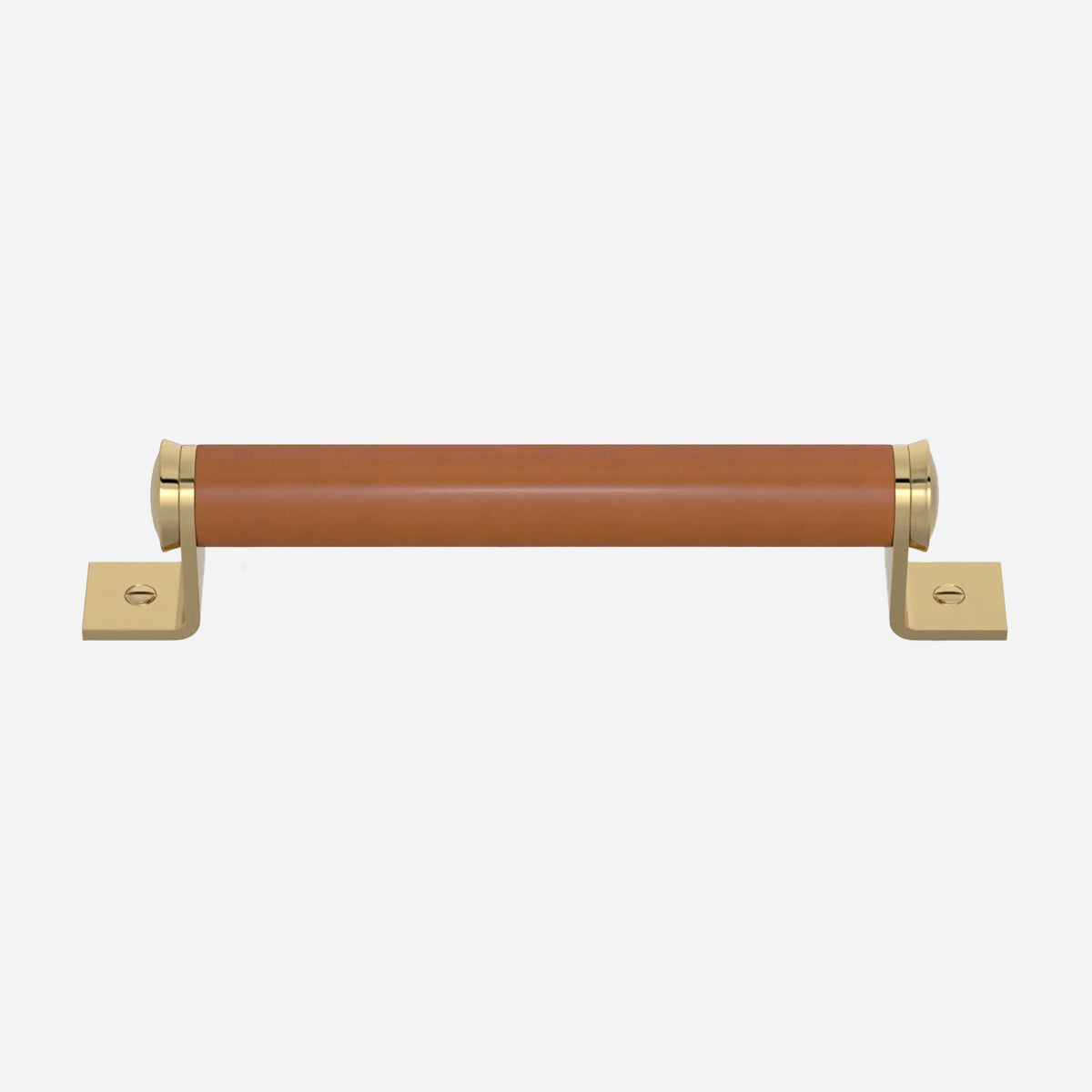 Bracket Recessed Leather Cabinet Pull