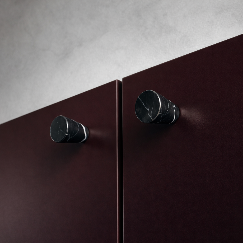 Marble Cone Cabinet Knob