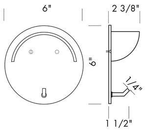 Solid Bronze Round Bridle Hook