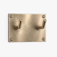 Solid Bronze Double Prong Girth Hook