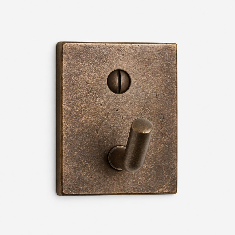 Solid Bronze Single Prong Girth Hook
