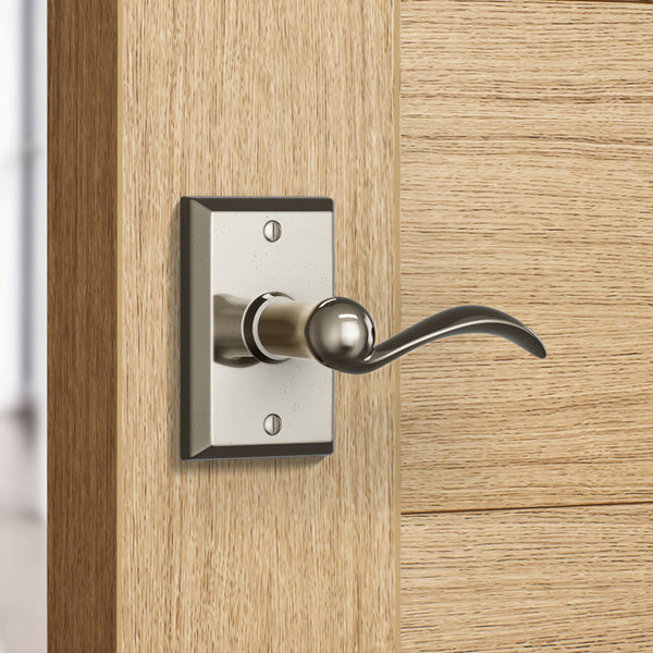 Builder Series Rectangular Beaver Tail Door Lever Set