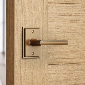 Builder Series Stepped Olympus Door Lever Set