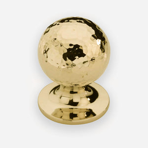 Hammered Orb Cabinet Knob