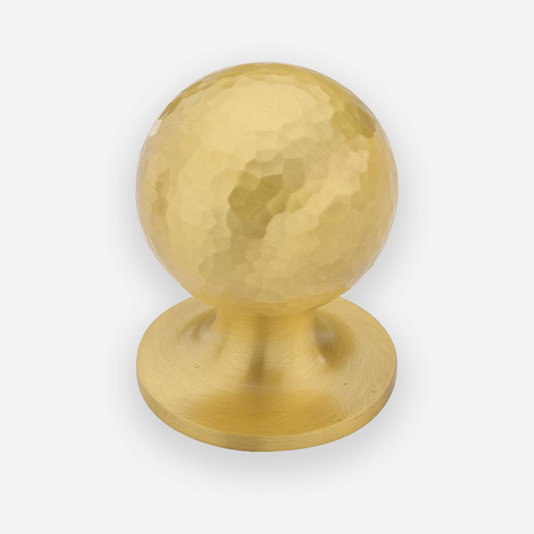 Hammered Orb Cabinet Knob