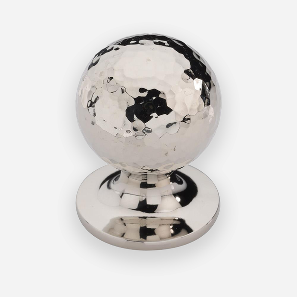 Hammered Orb Cabinet Knob