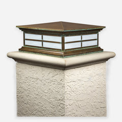 Hampton Column Light with Cross