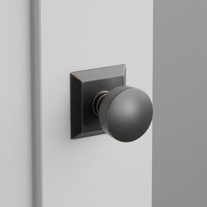 Laurent Door Knob on Quincy Rosette