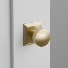 Laurent Door Knob on Quincy Rosette