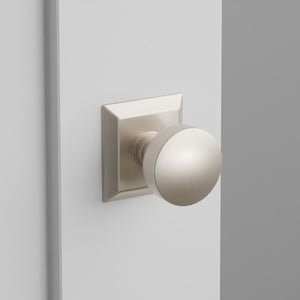 Laurent Door Knob on Quincy Rosette