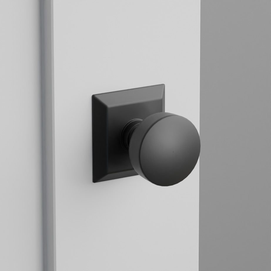 Laurent Door Knob on Quincy Rosette