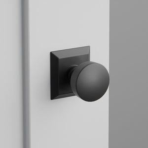 Laurent Door Knob on Quincy Rosette