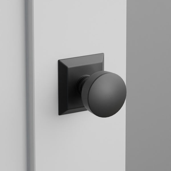 Laurent Door Knob on Quincy Rosette