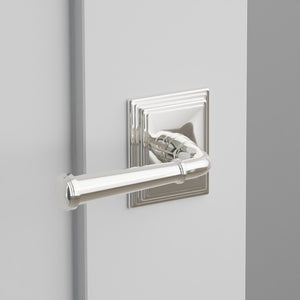 Merrimack Door Lever on Wilshire Rosette