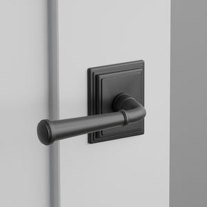 Merrimack Door Lever on Wilshire Rosette