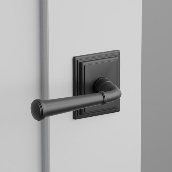 Merrimack Door Lever on Wilshire Rosette