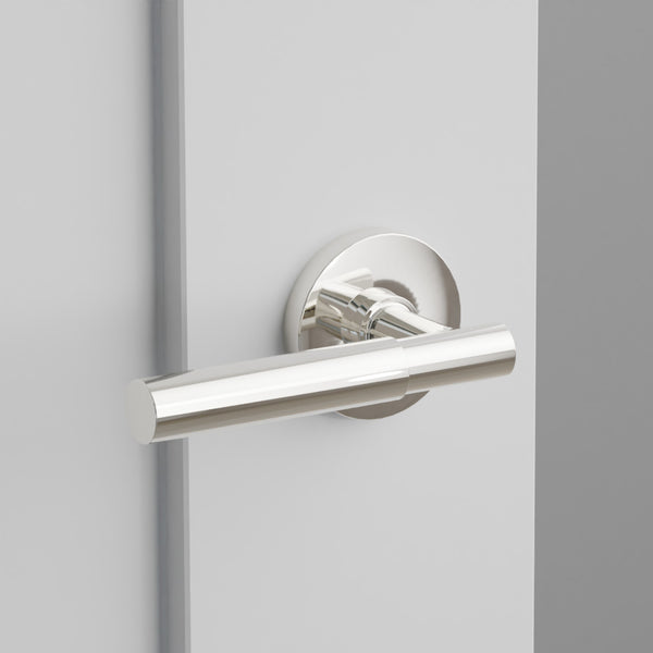 Myles Door Lever with Disk Rosette