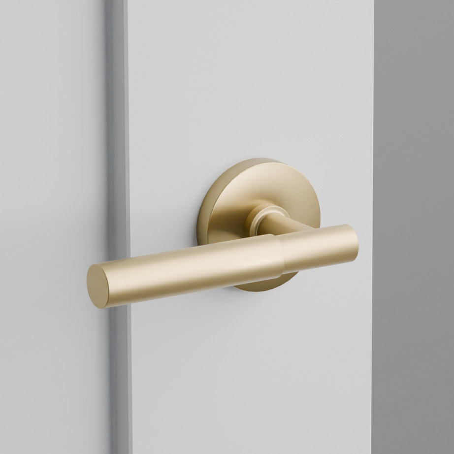 Myles Door Lever with Disk Rosette