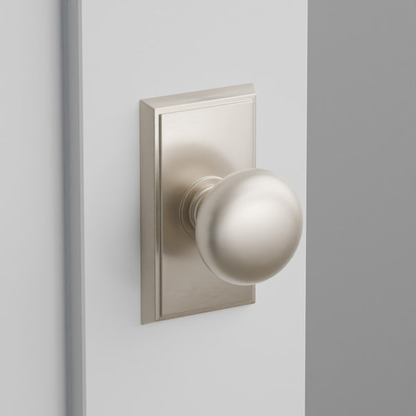 Providence Door Knob on Rectangular Rosette