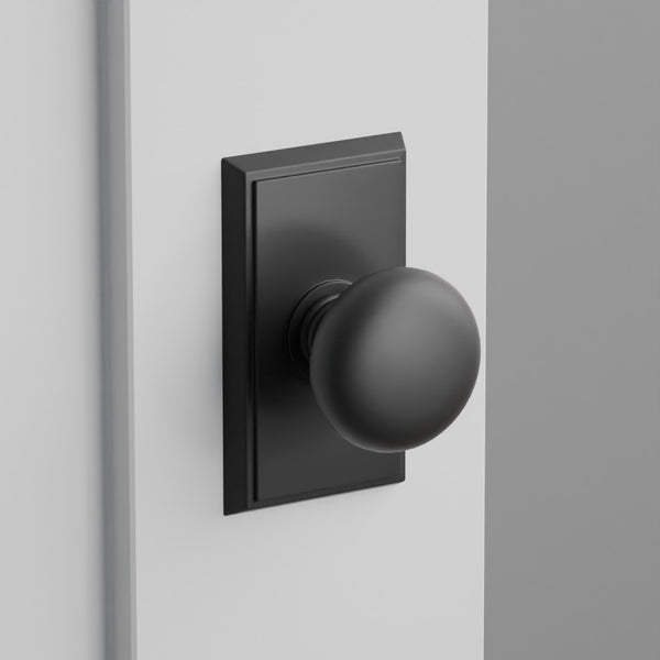 Providence Door Knob on Rectangular Rosette