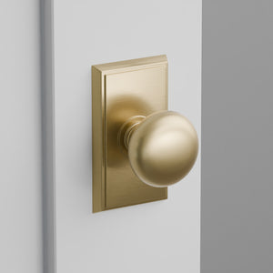 Providence Door Knob on Rectangular Rosette