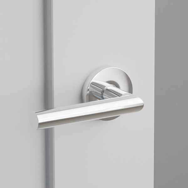 Stuttgart Door Lever on Disk Rosette