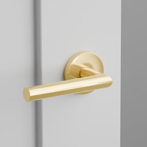 Stuttgart Door Lever on Disk Rosette