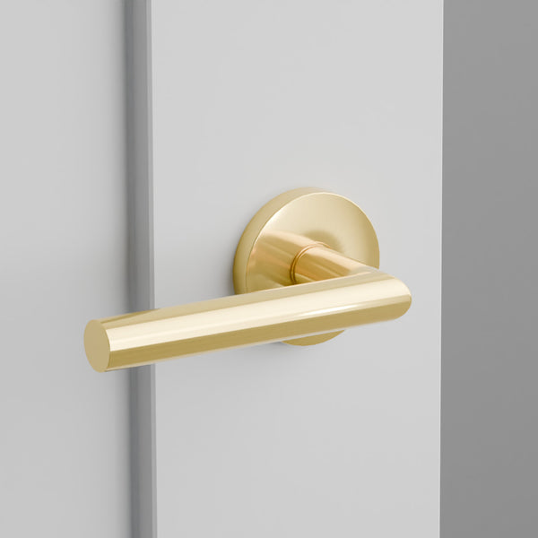 Stuttgart Door Lever on Disk Rosette