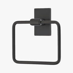 Transitional Towel Ring with Customizable Backplate