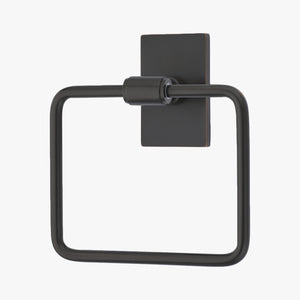 Transitional Towel Ring with Customizable Backplate