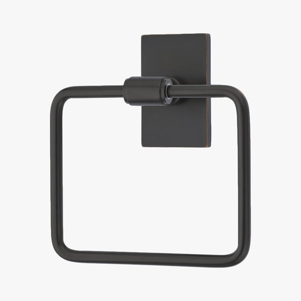 Transitional Towel Ring with Customizable Backplate