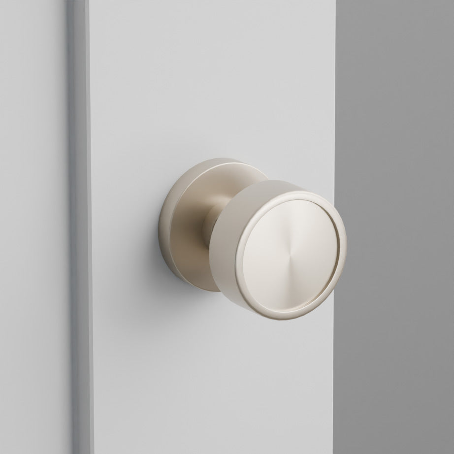 Verve Door Knob on Disk Rosette