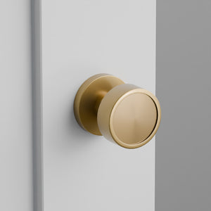 Verve Door Knob on Disk Rosette