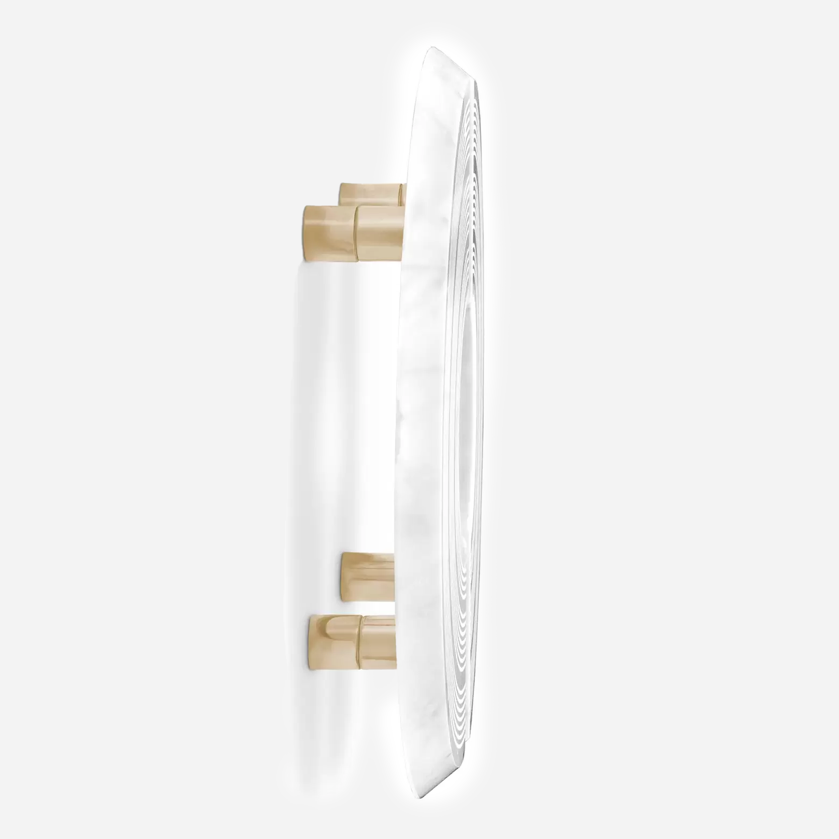 Hendrix Carrara Marble Appliance Pull Pair