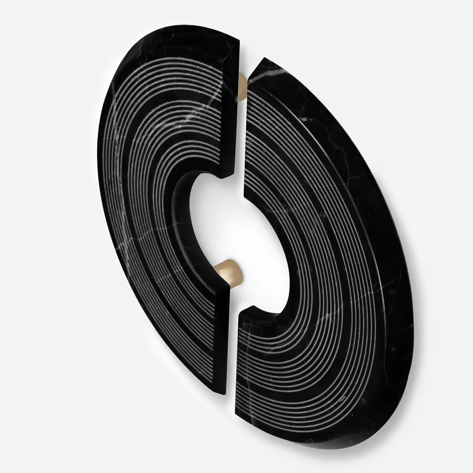 Hendrix Nero Marquina Door Pull Pair