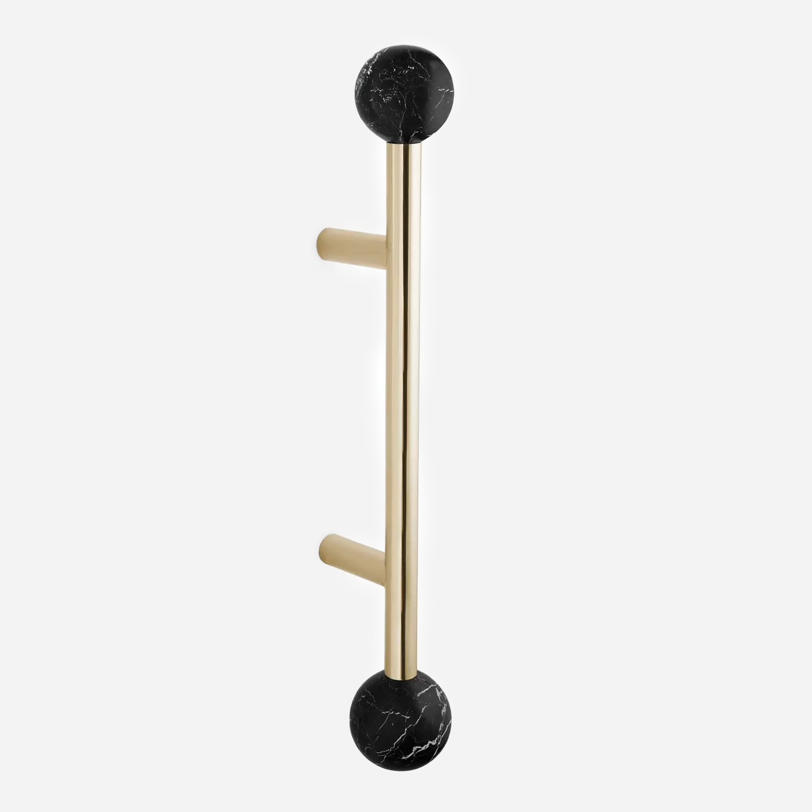 Quantum Nero Marquina Marble Appliance Pull Pair