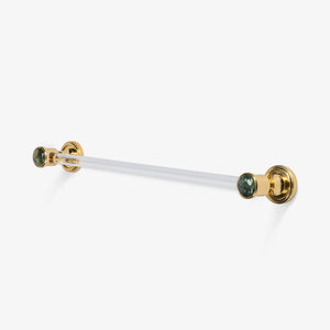 Lane Custom Gemstone Lucite Towel Bar
