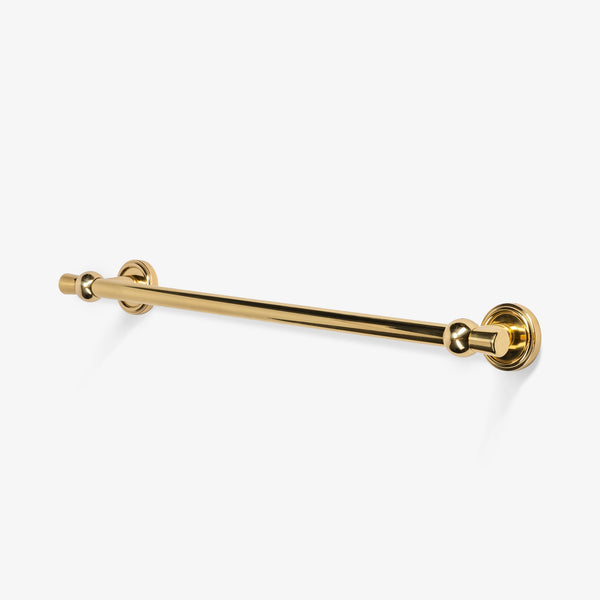 Addison Solid Brass Towel Bar with Lane Backplates