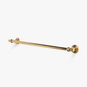 Addison Solid Brass Towel Bar with Lane Backplates