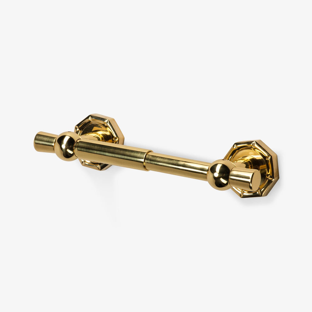 Bamboo Solid Brass Toilet Paper Holder