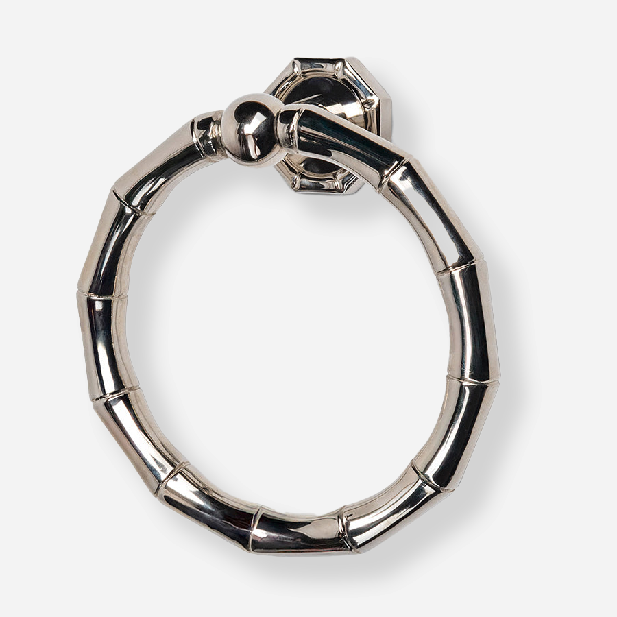 Bamboo Solid Brass Towel Ring