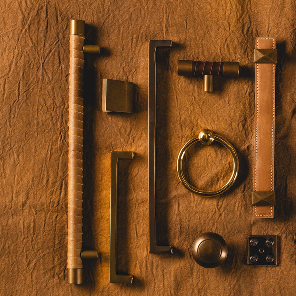 Lexington Leather Wrapped Cabinet Pull