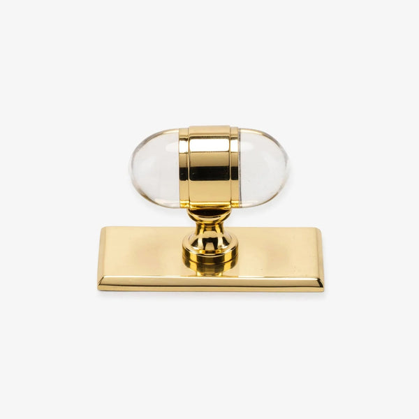 Edgewood Elliptical Knob and Pixie Backplate