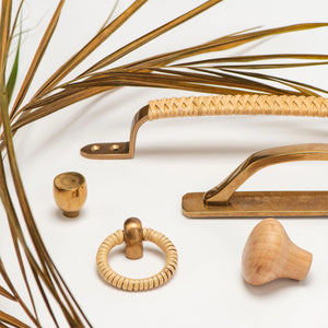 Monterey Cabinet Pull with Backplate