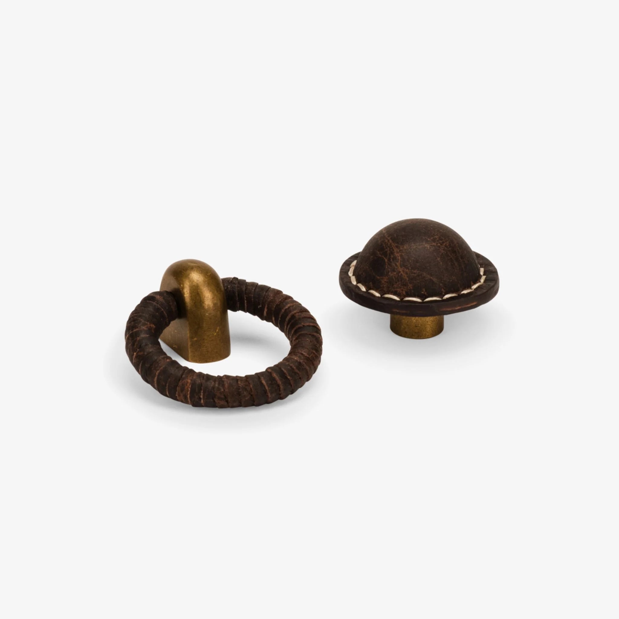 Santa Monica Leather Cabinet Knob